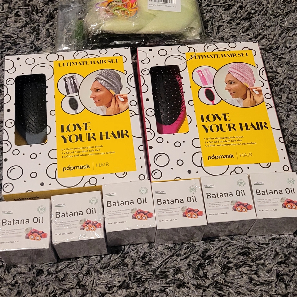 Popmask Ultimate Hair Set with Batana Oil